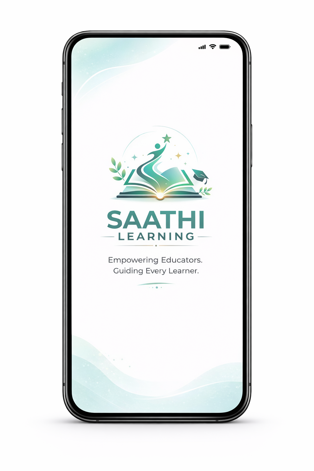 Saathi Learning app on mobile